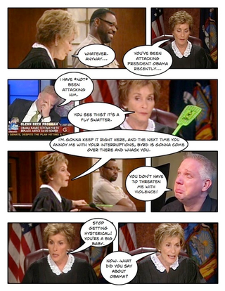 Illustration for article titled Comic Confrontations: Judge Judy Vs. Glenn Beck